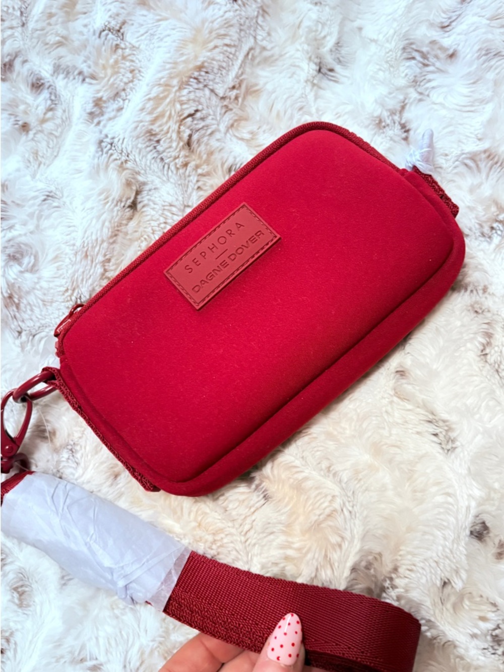 Sephora Red Crossbody Pouch